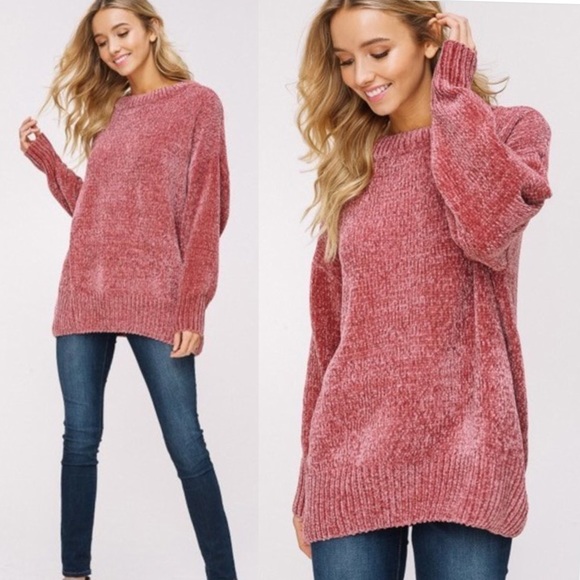 LAST 2️⃣ Chenille/Velvet Yarn Pullover Sweater - Picture 5 of 8